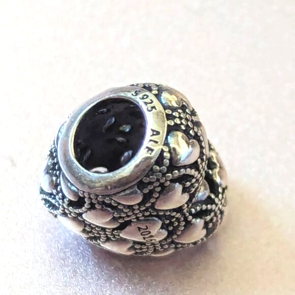 Pandora 2016 Retired Club Charm Sterling Silver with Genuine Diamond - Picture 6 of 13
